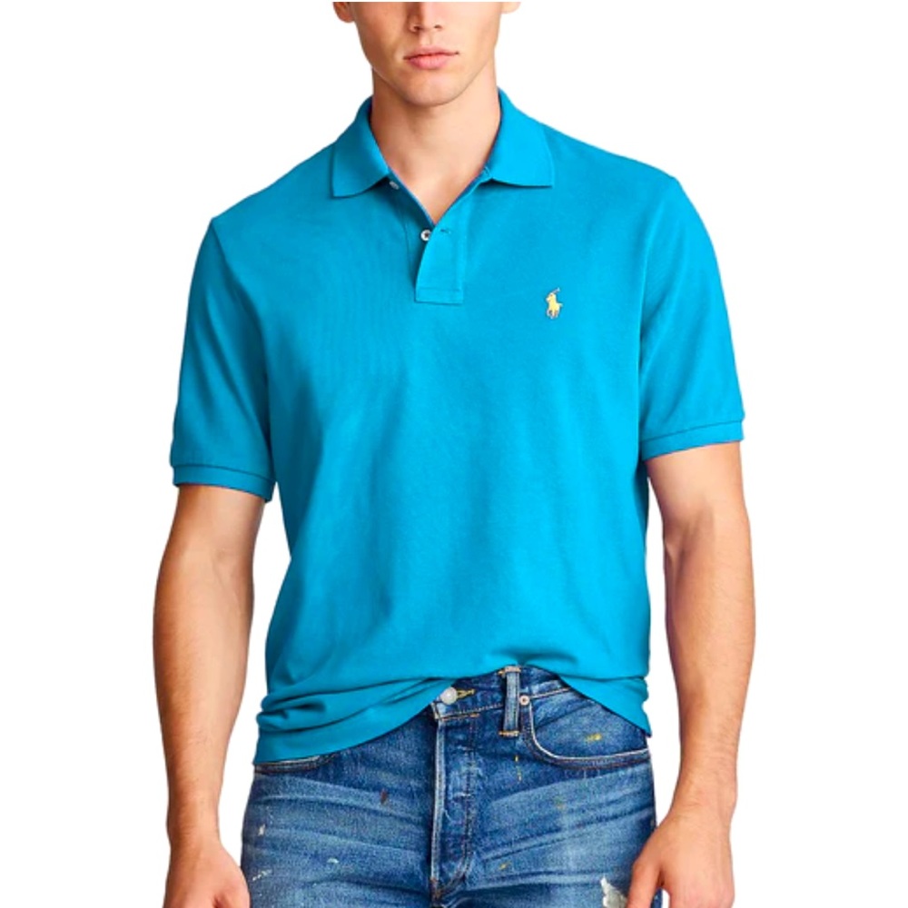 Polo by Ralph Lauren Custom Fit in Cove Blue